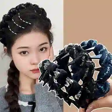 左欧 纹理感 布艺 发箍 女款