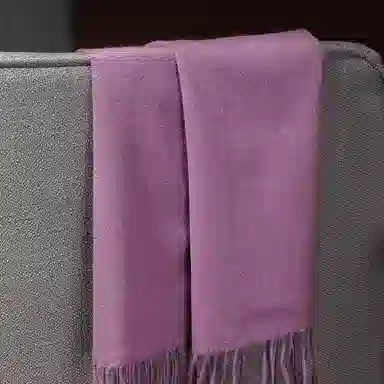 红豆 秋冬季保暖加厚围脖 山羊绒 绒线围巾 女款