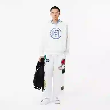 CLOT x LACOSTE Hoodie White