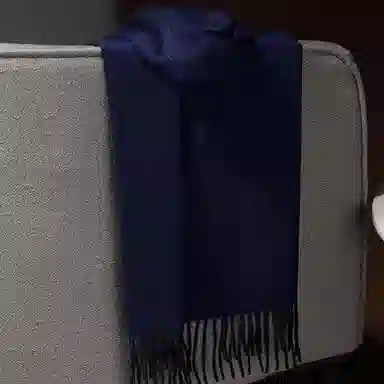 红豆 秋冬季保暖加厚围脖 山羊绒 绒线围巾 女款