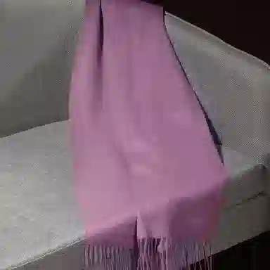 红豆 秋冬季保暖加厚围脖 山羊绒 绒线围巾 女款