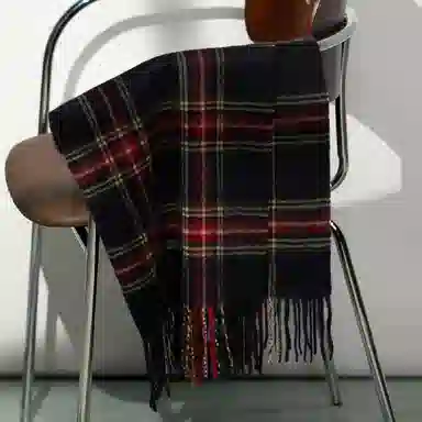 红豆 保暖加厚百搭 山羊绒 绒线围巾 女款