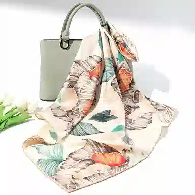 上海故事 青春 真丝中 （双面）芳茶雅韵 桑蚕丝 上架 女款 #礼盒装