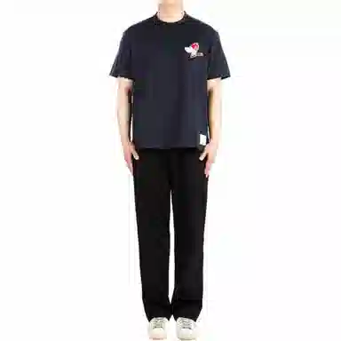 THOM BROWNE SS24 Festive Jersey Short Sleeve Hector Tee T