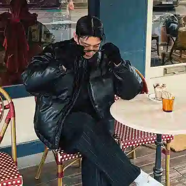 我是大卫 美拉德港风复古帅气翻领宽松棉服 男女同款