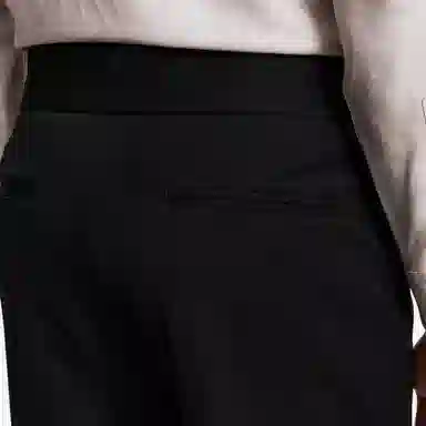 九牧王男裤专家 修身微弹高腰纯色西装裤 男款 黑色