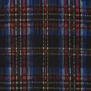 Saint Laurent FW21 Western Plaid Corduroy Shirt Black