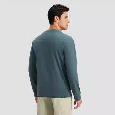 DESCENTE Essential Henley Long Sleeve Tee