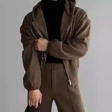 我是大卫 重磅宽松百搭连帽卫衣 男女同款