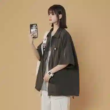 MEIPIN TANG Vintage Workwear Shirt