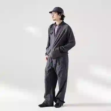 NOTHOMME BLUE Coolmax Merino Wool Cardigan Jacket