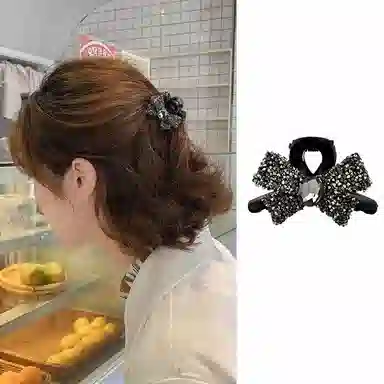 左欧 抓力好抓夹 水钻 发夹 女款