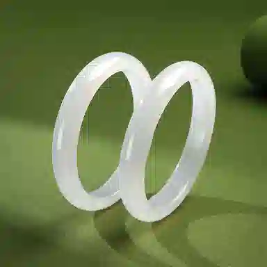 印象眸 【高品质顺丰直发】白月光新中式小众古色古香素圈宫廷风古典轻奢国风平安喜乐福气满满诸事顺利玉镯 玉髓 手镯 女款