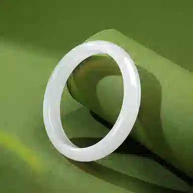 印象眸 【高品质顺丰直发】白月光新中式小众古色古香素圈宫廷风古典轻奢国风平安喜乐福气满满诸事顺利玉镯 玉髓 手镯 女款