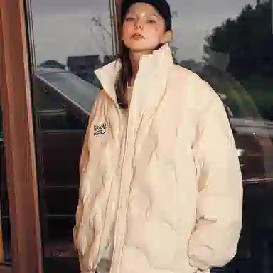 RickyisClown Swirl Rabbit 90 Duck Down Jacket