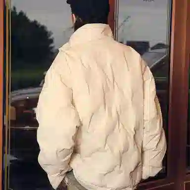 RickyisClown Swirl Rabbit 90 Duck Down Jacket