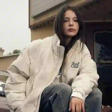 RickyisClown Swirl Rabbit 90 Duck Down Jacket