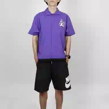 Jordan Logo Short Sleeve Shirt Purple
