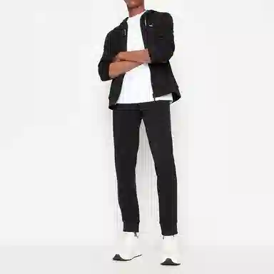 Armani Exchange Zip Jacket Black