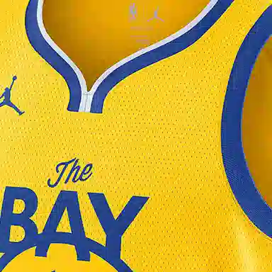 Jordan NBA Warriors Jersey Yellow