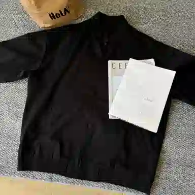 快鱼 棒球领宽松纯色长袖简约基础款上衣外套潮流休闲百搭学院风美式复古高街酷帅飞行员夹克 男女同款