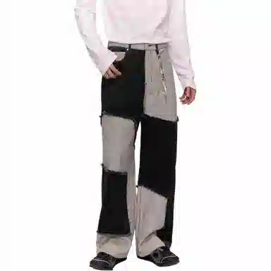 NO ONE ELSE Wide Leg Jeans Black