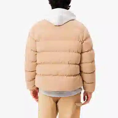 Lacoste Corduroy Zip Jacket Beige