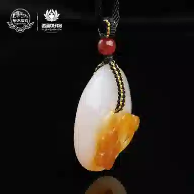 布达拉宫 平安扣 国风简约 优雅高级 玛瑙 项链 男女同款情侣款