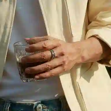 IDEAGEMER Thorn Cross Ring