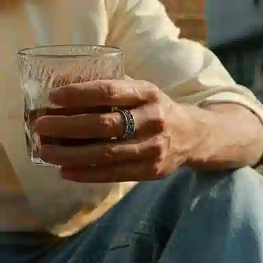 IDEAGEMER Thorn Cross Ring