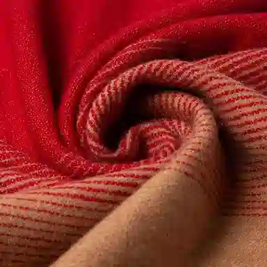 红豆 保暖加厚 羊毛 绒线围巾 女款