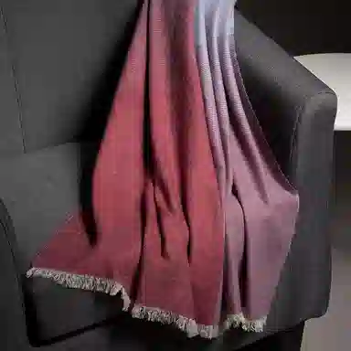 红豆 保暖加厚 羊毛 绒线围巾 女款