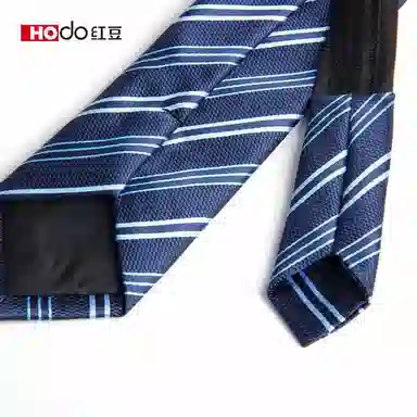 红豆 商务休闲英伦免打结 涤纶丝 领带 男款