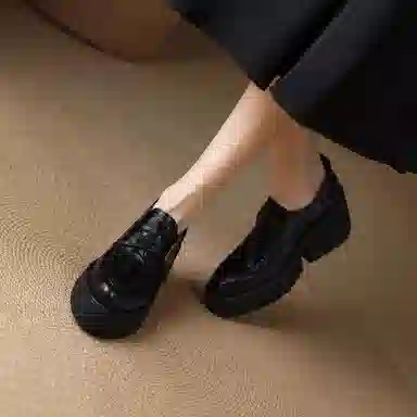 苏颜娇 复古舒适小众潮流 高跟鞋 女