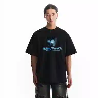 WAITINGWAVE logooversizeT