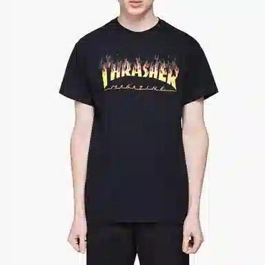 Thrasher BBQ Tee Black