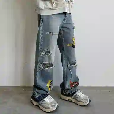 False Perception Crystal Jeans