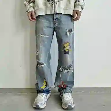 False Perception Crystal Jeans