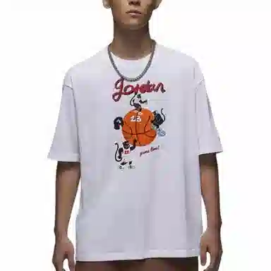 Jordan AS M J ARTST 1985 SS TEE 2 GCE logoT