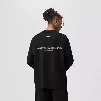 Atry Letter Slogan Series Long Sleeve T-Shirt