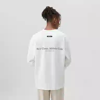 Atry Letter Slogan Series Long Sleeve T-Shirt