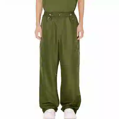 KENZO SS25 Green Floral Cargo Pants
