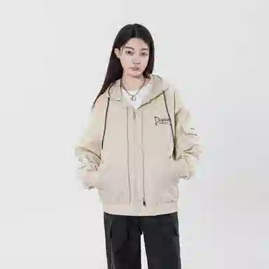 敦煌博物馆 宽松字母工装休闲百搭长袖夹克外套 男女同款