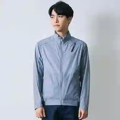 探路者 纯色立领透气无帽皮肤防晒衣 男款