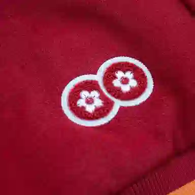 Vandy The Pink Varsity Jacket Red