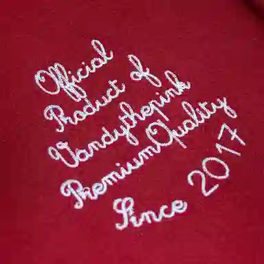 Vandy The Pink Varsity Jacket Red