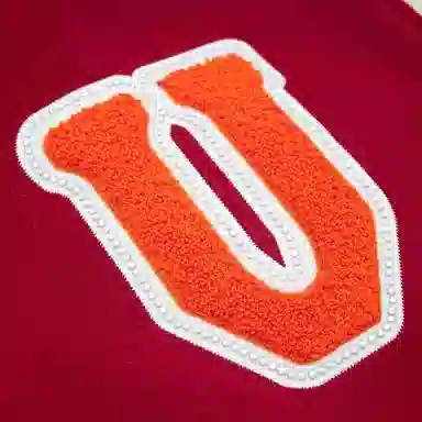 Vandy The Pink Varsity Jacket Red