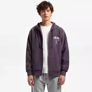 Stussy World Tour Zip Hoodie
