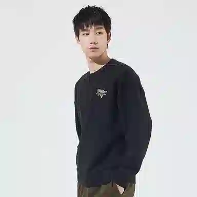 探路者 桫椤印花圆领套头卫衣 男女同款