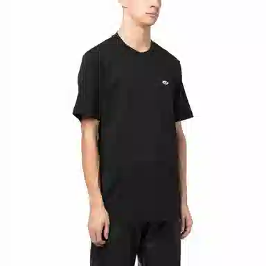 DIESEL Logo Embroidered T-Shirt Black